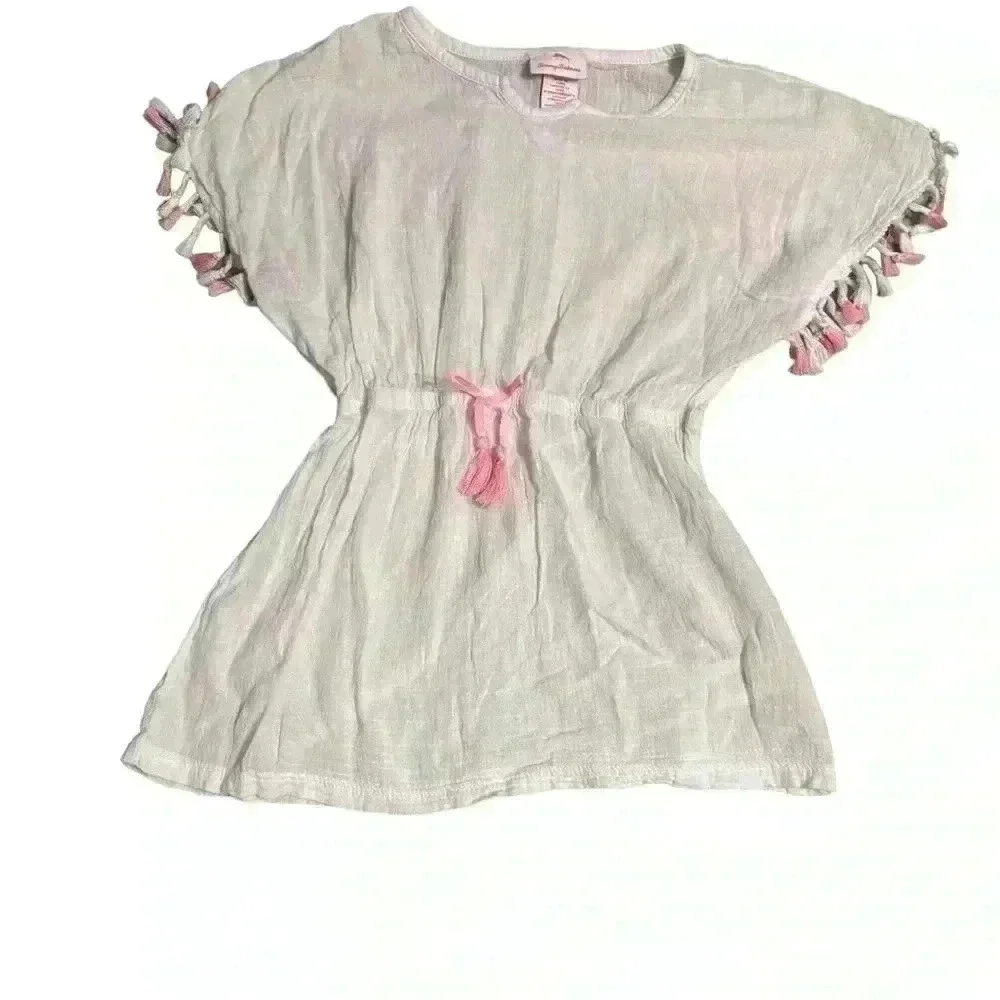 Tommy Bahama swimsuit set  10/12  little girl two piece with cover up k143